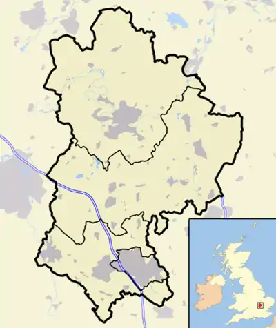 2007 Mid Bedfordshire District Council election is located in United Kingdom Bedfordshire 1974-2009