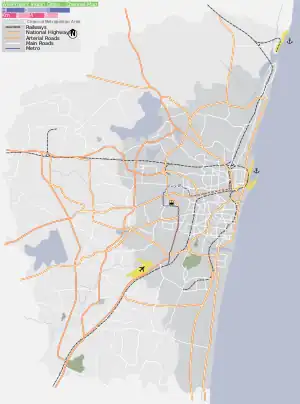 Chepauk is located in Chennai