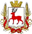 The coat of arms of Nizhny Novgorod. 1857