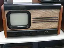 Image 11The first mass-produced Czechoslovak TV-set Tesla 4001A (1953–57) (from History of television)