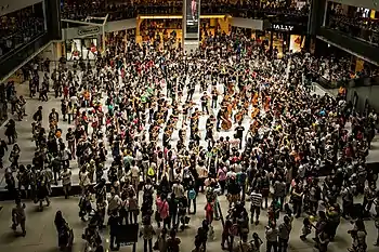 HKFO performs the Beethoven "Ode to Joy" Flash Mob.