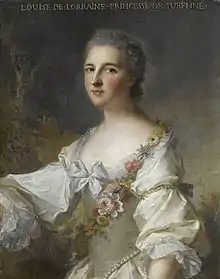 Louise de Lorraine, princesse de Turenne by Jean-Marc Nattier (1746)Versailles, Musée national du Château et des Trianons