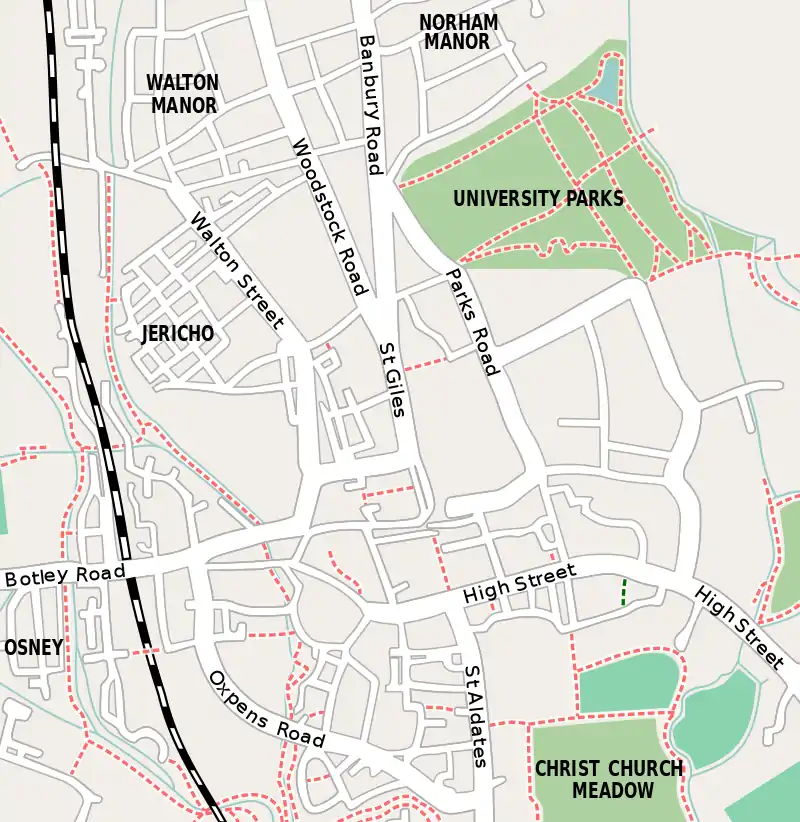 Radcliffe Observatory is located in Oxford city centre