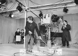 Image 19Public television in France uses 819 line b&w high definition, from 1959 until 1983 (TF1). (from History of television)