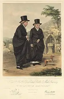 A portrait of Lady Eleanor Butler and Miss Sarah Ponsonby