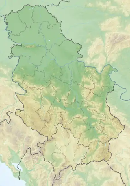 Singidunum is located in Serbia