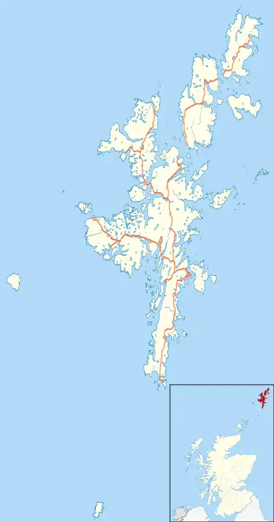 Bressay transmitting station is located in Shetland
