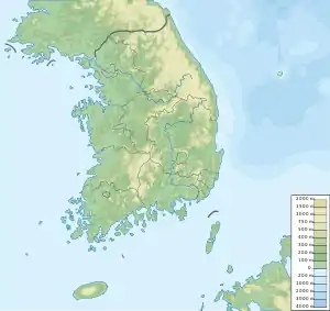 Alpine skiing at the 2018 Winter Olympics is located in South Korea