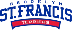 Wordmark logo for St. Francis Brooklyn Terriers athletics in NCAA Division I.