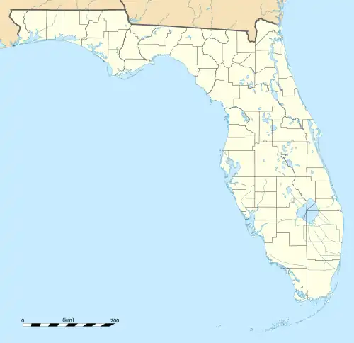 Map showing the location of Vortex Spring